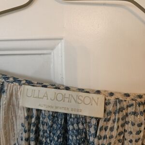 Ulla Johnson Floral Blue and Cream Blouse